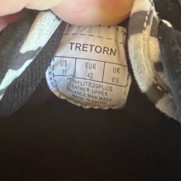 Black-and-white zebra print, fashion sneakers from Sweden.  ladies size 11 - Picture 9 of 10